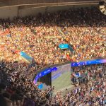 Begeisterung beim Fußball-Finale der Männer in Paris: Die Welle schwappt durchs Stadion