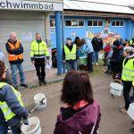 Einsatzbesprechung der Müllsammelaktion in Goddelau bei der Müllsammelaktion 2024. Archivfoto: Stadt Riedstadt