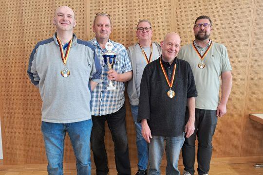 Bild von links nach rechts: Thomas Brückner, Andreas Färber, Jürgen Führer, Martin Steiger und Sascha Dechert