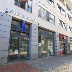 Darmstadt, Rathaus. Foto: Arthur Schönbein