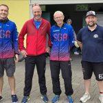 Herren der 5. HL zu sehen. Von links: Anselm Schüle, Guido Götz, Axel Reinhardt und Lukas Beckmann. Foto: SGA